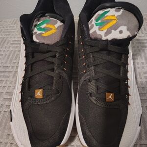 Jordan Black and White Men's Shoes